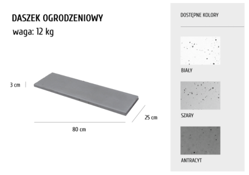 Daszek Ogrodzeniowy 80 x 25 x gr 3.png