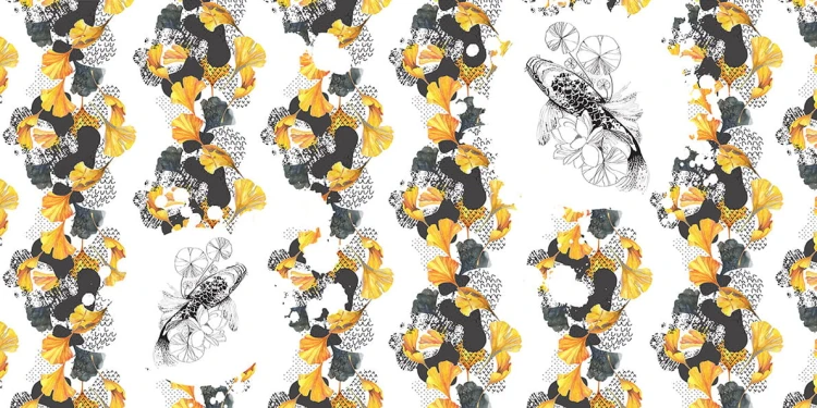fototapeta-na-wymiar-z-indywidualnym-wzorem-ginkgo-i-koi-valare-exclusive-frudizajn