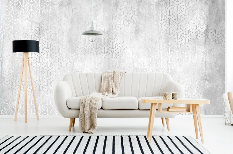 dekoracja-ściany-fototapeta-personalizowana-na-wymiar-geometryczny-beton-frudizajn