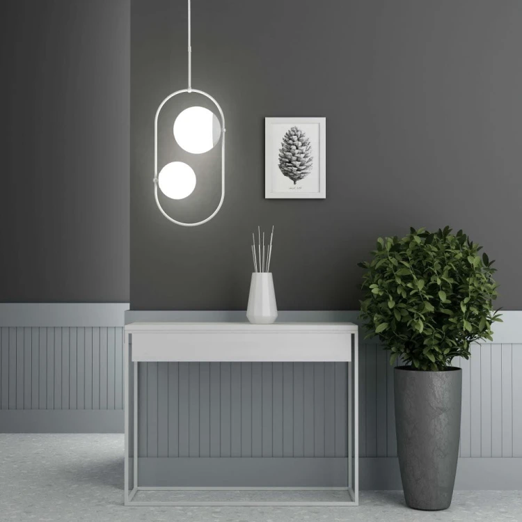 Lampa sufitowa wisząca Ummo Koban C biała
