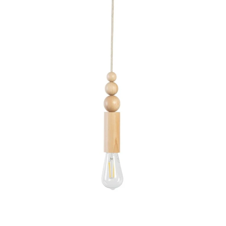 drewniana lampa loft rullo w lnianym oplocie.jpg