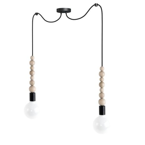 lampa-wiszaca-sfarer-2-czarna-polysk-kolorowe-kable-frudizajn
