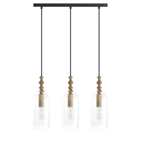 lampa-wiszaca-z-debowymi-oprawkami-hulub-3l-czarna-wegiel-kamienny-frudizajn