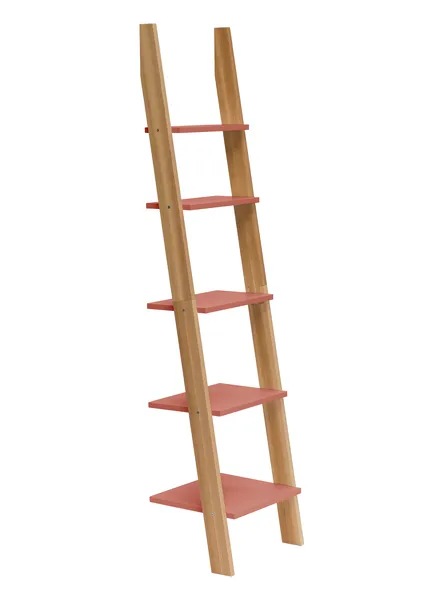 NRAGABALD116 ASHME drabinka mała ciemny koralowy_ASHME ladder shelf small antique pink_wynik.webp