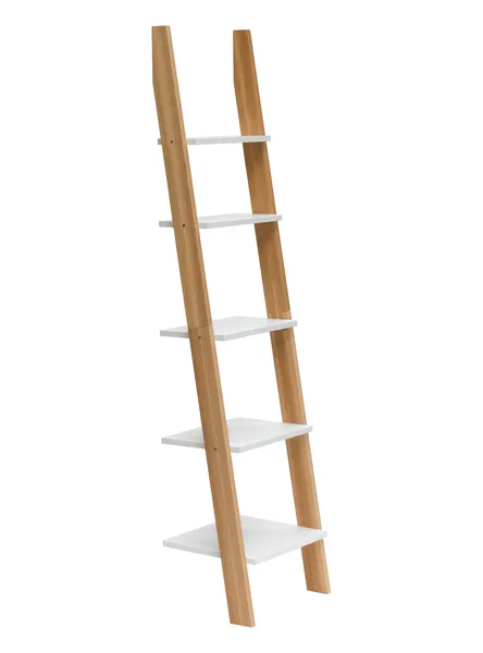 RagabaLD11 ASHME drabinka mała biała_ASHME ladder shelf small white_wynik.webp