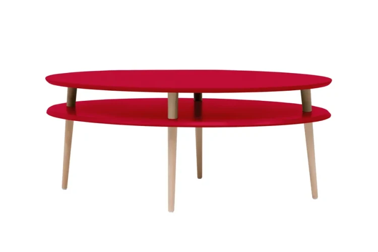 RAGABAOVO12H stolik kawowy owalny czerwony_coffee  Table_OvO_high red_wynik.webp