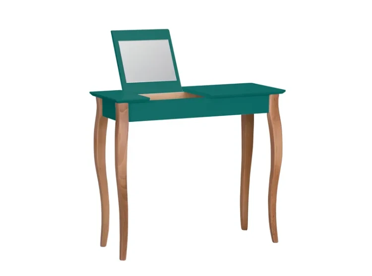 NRAGABADTM210_konsola LILLO z lusterkiem średnia zielony butelkowy_LILLO Dressing table medium see green_wynik.webp
