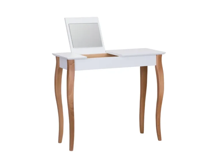 RAGABADTM21_konsola z lusterkiem średnia biała_LILLO dressing table medium white_wynik.webp