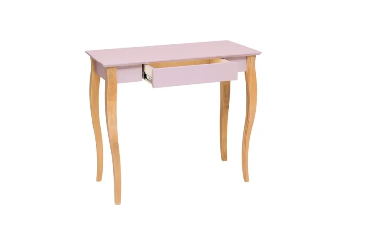 RAGABAWDLIL29 LILLO_biurko Z_SZUFLADA_DUSKY_PINK medium_ LILLO medium Writing desk-dusky pink-drawer_wynik.webp