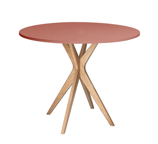 ciemny-koralowy-stół-okrągły-90cm-jubi-ragaba-do-biura-frudizajn