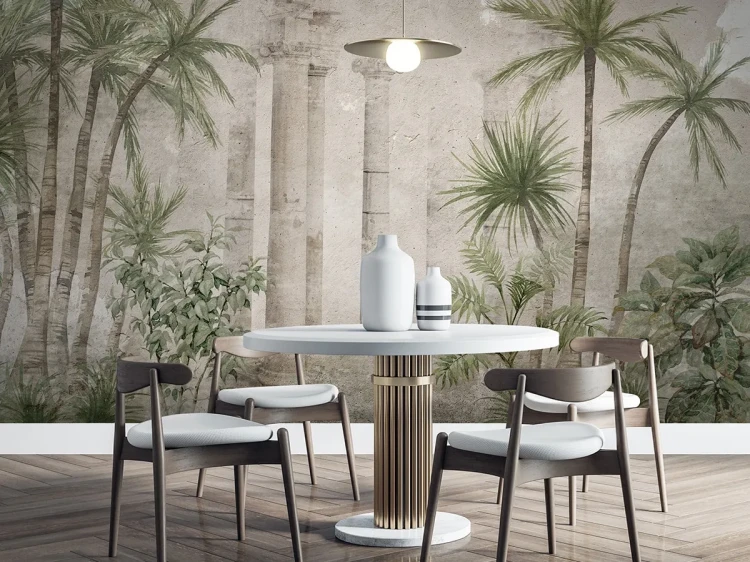 mural-kolumny-wsrod-palm-na-wymiar-do-salonu-valare-exclusive-frudizajn