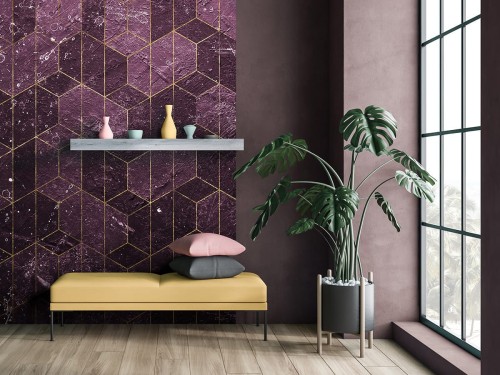 dekoracja-sciany-z-geometryczna-siatka-burgund-valare-exclusive-fru-dizajn