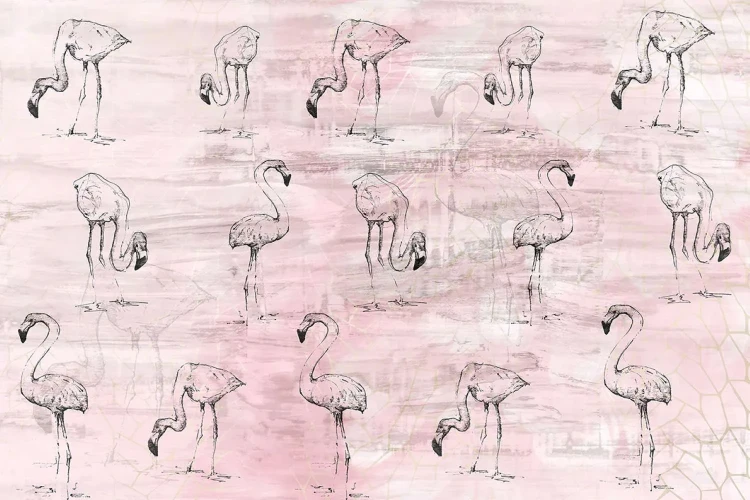 fototapeta-scienna-na-wymiar-rozowe-flamingi-valare-frudizajn