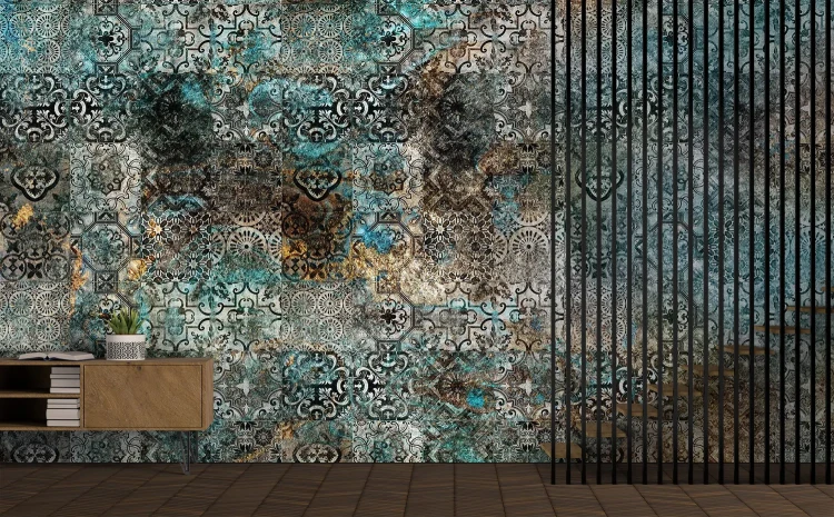 mural-na-wymiar-z-marokanska-mozaika-w-rdzawych-tonach-do-wnetrz-frudizajn