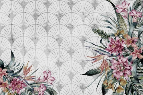 fototapeta-z-akwarelowymi-kwiatami-na-tle-art-deco-valare-exclusive-frudizajn