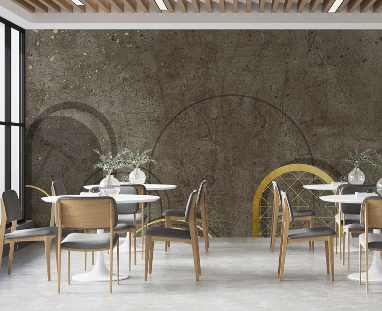 fototapeta-zlote-geometryczne-luki-do-sypialni-valare-exclusive-frudizajn