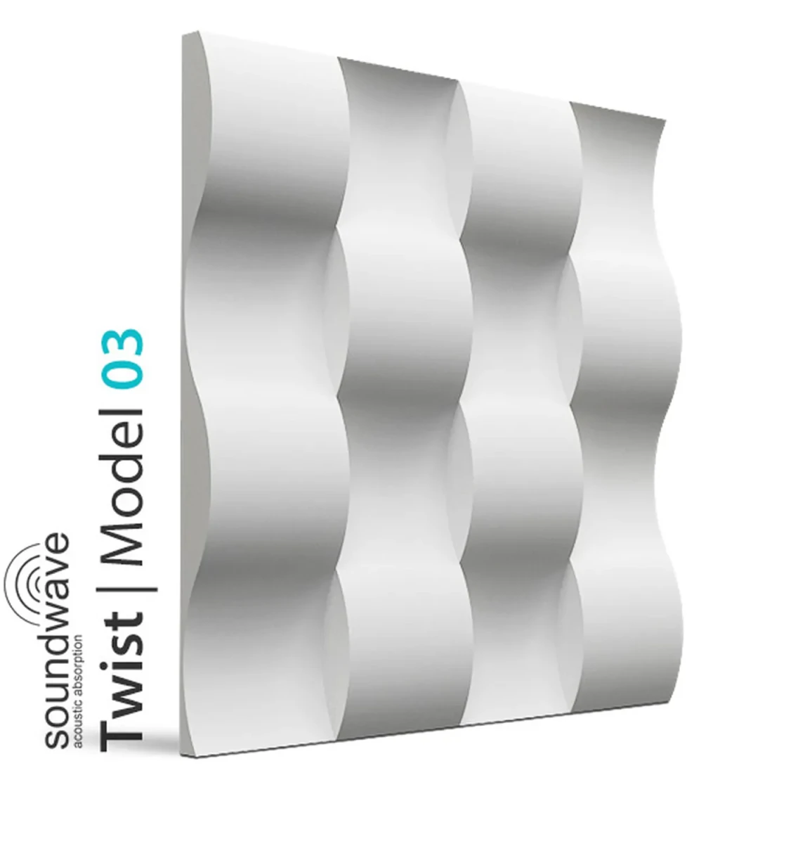 Curated visual reference: Gallery Detail: Panel Ścienny Gipsowy Twist Model 03 Loft Design System