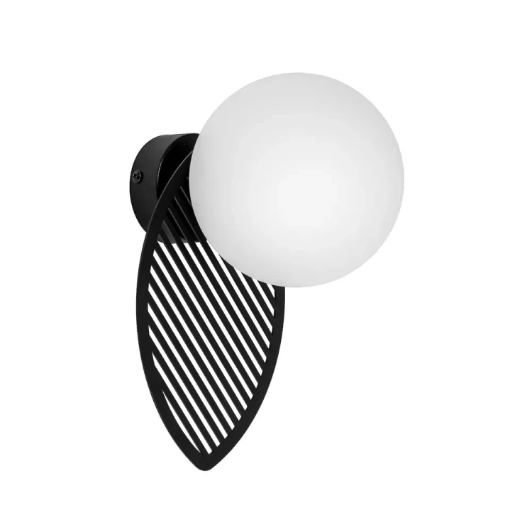 dekoracyjna-lampa-scienna-fyllo-b-czarna-z-elementem-liscia-frudizajn