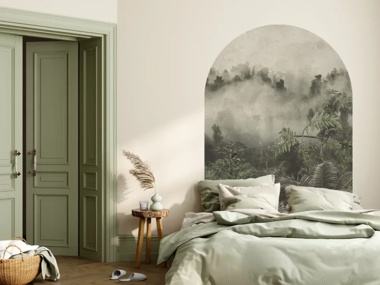 naklejka-scienna-luk-palmowy-las-we-mgle-do-jadalni-frudizajn