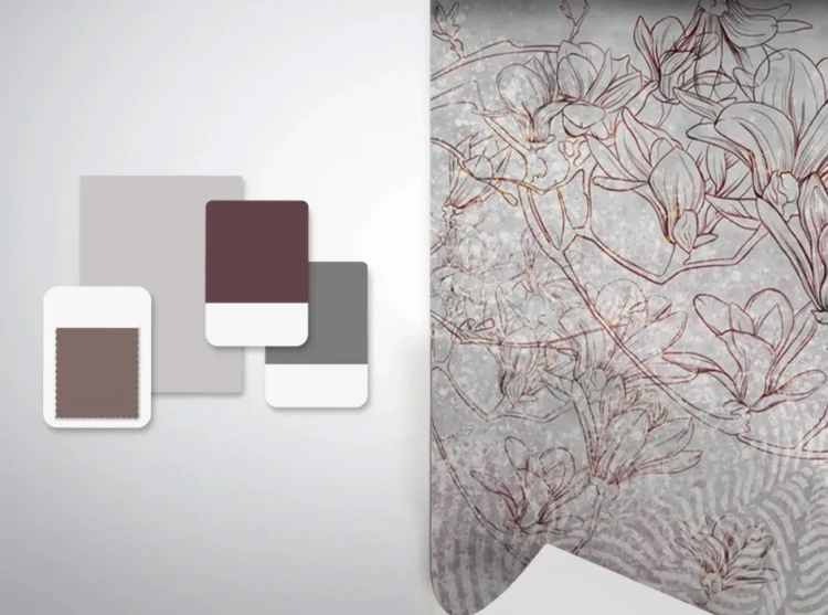 stylowa-naklejka-scienna-luk-palmy-na-rozowym-tle-do-przedpokoju-frudizajn