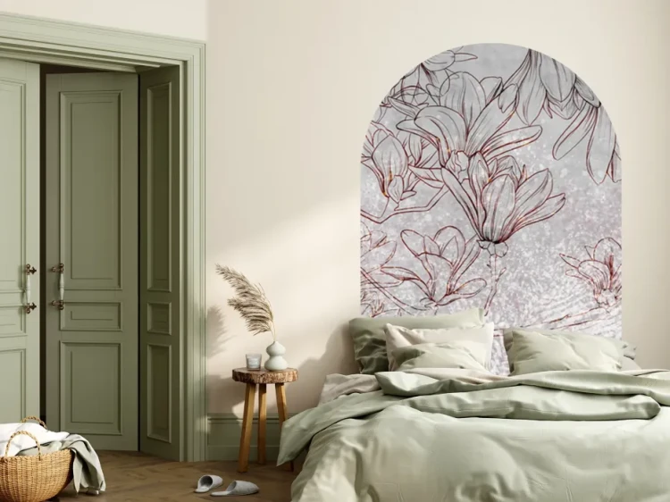 naklejka-scienna-luk-subtelne-magnolie-na-tle-betonowym-do-jadalni-frudizajn