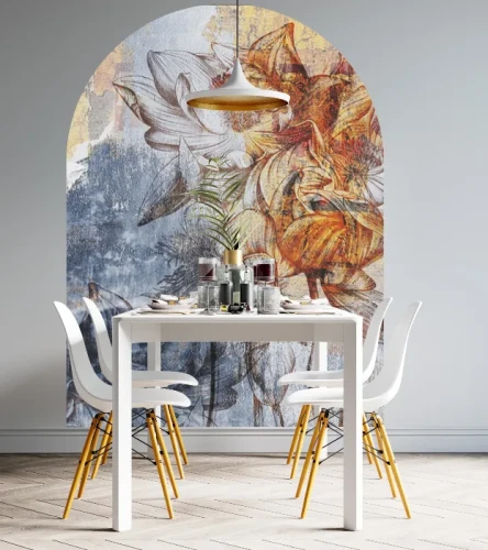 naklejka-scienna-luk-barwne-kwiaty-na-starej-scianie-do-wnetrz-frudizajn