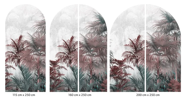 tapeta-scienna-luk-tropikalna-czerwien-do-kuchni-frudizajn