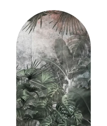 dekoracja-scienna-luk-palmy-na-szarym-tle-frudizajn