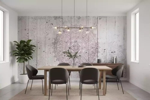 fototapeta_Delikatna_fioletowa_mandala_na_betonie_w_jadalni_sklep_frudizajn.webp