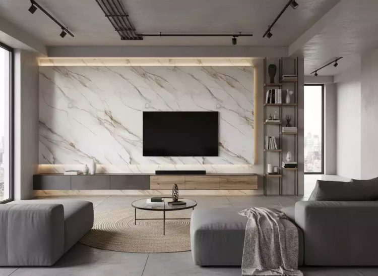 inspiracja-wnetrza-panele-scienne-o-wzorze-marmuru-scianka-tv-nowoczesna-frudizajn-pl